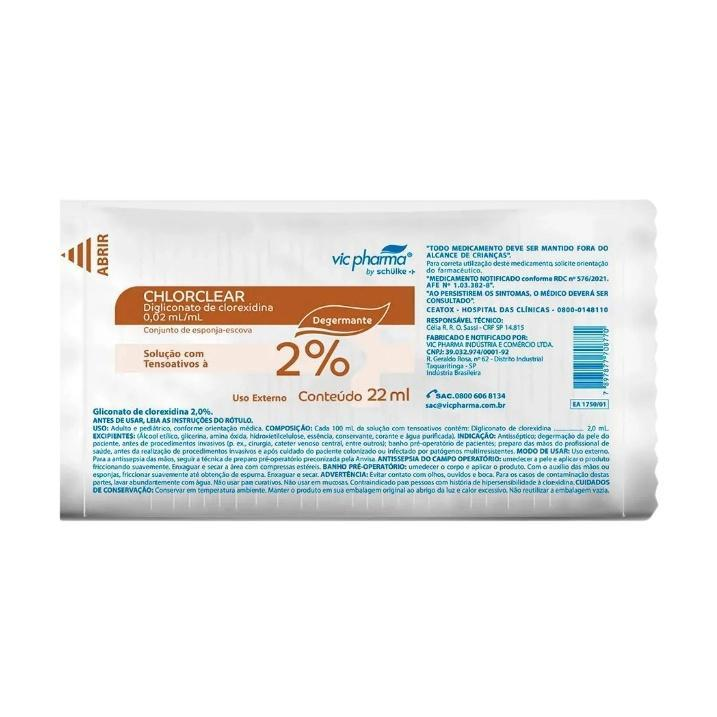 Escova 2% degermante VIC PHARMA