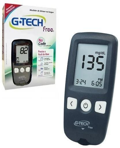 Kit medidor glicose G‑TECH FREE