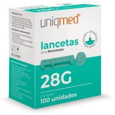 Lancetas 28g UNIQMED