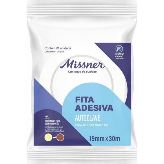 Fita adesiva autoclave 19mm x 30m MISSNER
