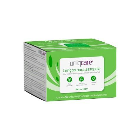 Álcool swabs para assepsia UNIQMED
