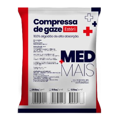Compressa de gaze estéril ultra textil