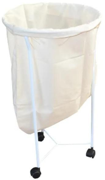 Porta saco hamper esmaltado com saco QUALITY