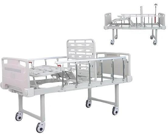 Cama fowler pro2 plus em chapa c/grades e rodízios HEALTH CLEAN